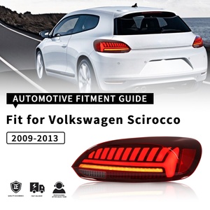 Feu arrière archaïque pour <span class=keywords><strong>Volkswagen</strong></span> Scirocco 2008-2017 Feux arrière de 3e génération avec feu arrière séquentiel Scirocco R TSI - Product Image 2