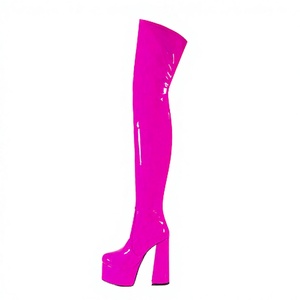 Botas Largas de Invierno para Mujer, con Plataforma y Tacón de Cuña, de Microfibra, Talla Grande 43, Aumentan la Estatura - Product Image 2