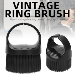 แปรงโกนหนวดเคราสำหรับผู้ชายแปรงโกนหนวดแบบพกพาแปรงแต่งขนน้ำมันสไตล์เรโทรพร้อม<span class=keywords><strong>แหวน</strong></span>ดีไซน์ให้จับง่าย - Product Image 4