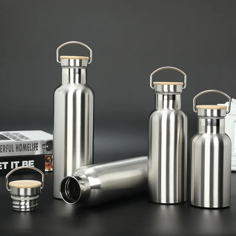 1000ml Drinking Water Vacuum Bottle Suppliers Custom Metal Sports Bottles Lid Stainless Steel Water Bottle Manufacturers