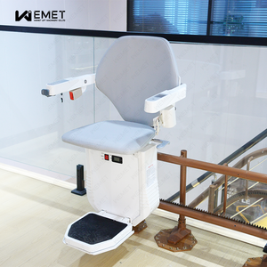 Evde Kullanım İçin Ağır Hizmet Tipi 120KG Taşıma Kapasiteli Elektrikli Kavisli Merdiven Asansörü Katlanabilir Özel Boy Yaşlılar ve Engelliler İçin Merdiven Asansörü - Product Image 5