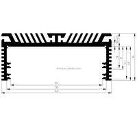 Boîtier de carte mère sur mesure 149*64mm en alliage d'aluminium CNC 6063, châssis industriel, accessoires informatiques, stock N11