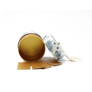 Biodegradable Custom Kraft Cardboard <b>Round</b> Cylinder <b>Box</b> Packaging Paper Tube for Jewelry <b>Gift</b> Luxury Necklace Ring - Product Image 6