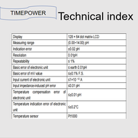 Testeur de pH de l'eau TIMEPOWER TP110 avec plage de pH, conservation des données après coupure de courant, plus de 10 ans de durée de vie, transmission à distance anti-interférences