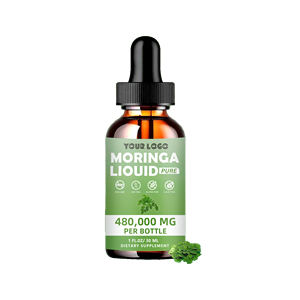 Complément alimentaire liquide de moringa pur, biologique et végétalien, 30 ml, marque privée, soutient la santé immunitaire, nourrit la peau et les cheveux - Product Image 2