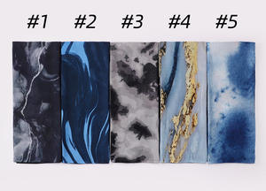 जातीय महिलाओं के पारंपरिक स्कार्फ शॉल डबल स्ट्रिथड मलायन हिजाब प्रिंट - Product Image 4