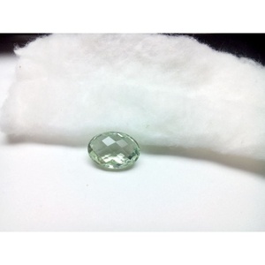 10X14mm Oval Briolette Facetado Natural Verde Amatista Piedra preciosa suelta Tratada térmicamente - Product Image 6