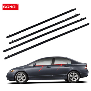 Burlete Exterior <span class=keywords><strong>de</strong></span> Goma <span class=keywords><strong>para</strong></span> Ventanilla <span class=keywords><strong>de</strong></span> Puerta Honda Civic 8ª Gen FD 2006-2011 - Product Image 1