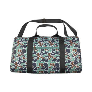 RTS NO MOQ Mujeres adultas Bolsa de lona de camuflaje verde Bolsa de gimnasio deportiva de gran capacidad - Product Image 1