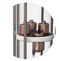 Appareil de distillation professionnel en acier inoxydable à 4 plaques avec colonne de reflux, anti-brûlure, pour la production d'alcool