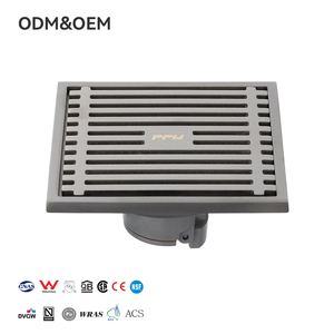 Nhà máy tùy chỉnh ppw hiện đại 4 inch thép không gỉ sàn vuông <span class=keywords><strong>drainer</strong></span> lọc chống ăn mòn mùi kháng đánh bóng - Product Image 1