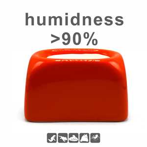 Casetta in Ceramica Grigio Off-white per Rettili, Cuccia per Alimentazione di Draghi Barbuti, Lucertole, Camaleonti, Gechi - Product Image 5