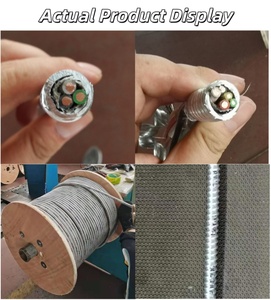 12 đo 600V đánh giá AWG Rắn Đồng kim loại mạ cáp với Trần Đồng nối đất dây 12 đo MC Cáp - Product Image 2