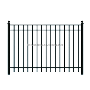 Trung Quốc Giá Rẻ Ngoài Trời Yard Trang Trí Wrought Sắt Nhà <span class=keywords><strong>Gates</strong></span> Và Hàng Rào Lan Can Panels Kim Loại Không Đào Hàng Rào Nhôm Để Bán - Product Image 1