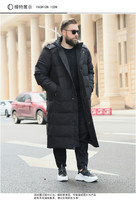 2024 hiver gros homme Baggy épaissir vêtements amples pardessus vestes pour hommes vers le bas manteaux surdimensionné duvet de canard longue bouffante grande taille