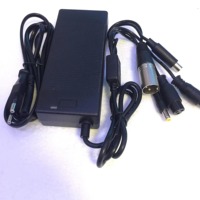 Chargeur 42V 2A pour Batterie Li-ion 36V Vélo Électrique E-Scooter avec 5 Connecteurs Différents
