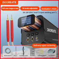 Docreate SK-10P New Spot Welder Super Farad Capacitor 10kW 220V/110V for 18650 Lithium Battery DIY Nickel Sheet Welding Machine