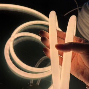 Tube lumineux LED néon flexible circulaire de 13 mm de diamètre, éclairage à 360 degrés, corde lumineuse pour la décoration intérieure moderne - Product Image 3