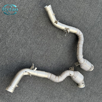 Système d'échappement Rytan en acier inoxydable Performance Valvetronic Flow Straight Pipes Downpipe pour Mercedes Benz W213 E63 E63S 4.0 V8