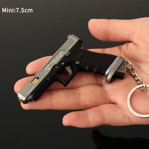 Pistolet jouet en alliage Empire D345 7,5 cm, pistolet jouet à éjection de douilles, <span class=keywords><strong>mini</strong></span> pistolet porte-clés avec balles miniatures - Product Image 5