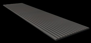 Panneaux acoustiques Hanghe au design moderne certifiés EUDR Placage de chêne noir Plaques en bois à lattes pour le salon à absorption acoustique - Product Image 4