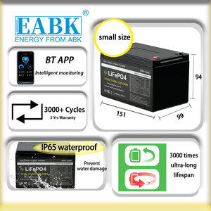 Ev enerji depolama için güneş enerjisi bankası, Ebike 48V/72V ve BMS sistemi LiFePO4 pil 12.8V 10.10.2424wh 3000 + döngüleri - Product Image 3