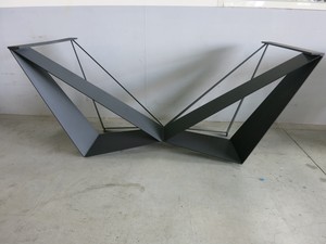 โต๊ะรับประทานอาหารขาโลหะรูปตัว W สไตล์โมเดิร์น - Product Image 5