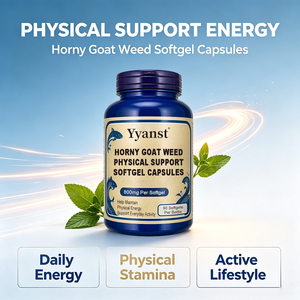 Gélules de soutien physique à base de Horny Goat Weed 800mg 90pcs Énergie Quotidienne Marque Privée OEM Vente en Gros Complément Alimentaire - Product Image 4