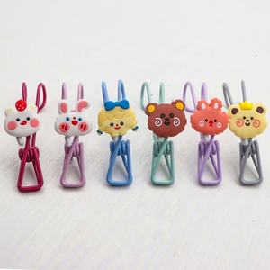 Pinces à linge <span class=keywords><strong>pour</strong></span> enfants, adorables, imperméables, en plastique coloré, avec crochet - Product Image 2