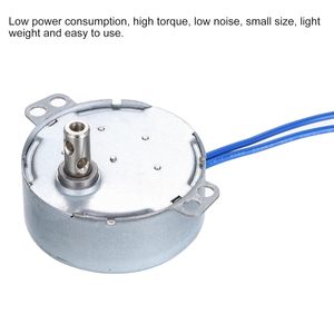 มอเตอร์ซิงโครนัสเฟสเดียวขนาดเล็ก TYC-50 115/120V AC 0.8-1 รอบต่อนาที แกนหมุนทวนเข็มนาฬิกา 4W เกียร์ 14 กก.ซม. - Product Image 1