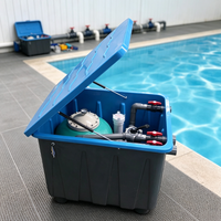Schwimmbad DMP-1 Eingebautes All-in-One-Poolfiltersystem Automatische Chemikaliendosierung und -steuerung
