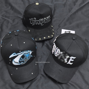 Envío Rápido al por Mayor, Gorra de Béisbol de 5 Paneles con Visera Curva, Gorra Barbas con Bordado 3D, Forro de Satén con Chip Integrado, Gorras Deportivas G5 - Product Image 5