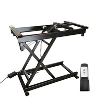 Table basse électrique avec cadre en fer et télécommande sans fil, design moderne et simple, fabriqué en Chine
