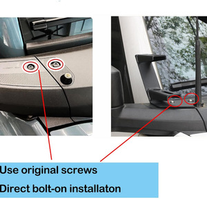 Soporte de acero para montaje en ventana con doble luz tipo A para iluminación LED todoterreno - Product Image 4