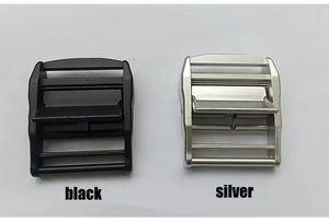 Fibbia Regolabile Topone Resistente Nera da 1,5 Pollici, Chiusura a Camma in Metallo da 33mm con Logo Personalizzato per Cinghie e Borse - Product Image 5