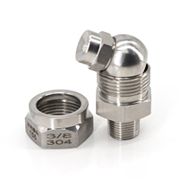 Raccord universel sphérique réglable en acier inoxydable 304, raccord de buse pivotante ZSPJ pour système d'extinction d'incendie et de refroidissement