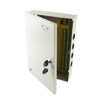 Gofern CCTV Camera AC/DC Power Supply Box 30A 18CH 12V Multiple Output Power Supply Switch