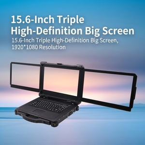 Estación de trabajo portátil robusta de 15.6 pulgadas con triple pantalla, Intel Core i7, portátil industrial OEM personalizable <span class=keywords><strong>AIC</strong></span> X156 N03 - Product Image 6