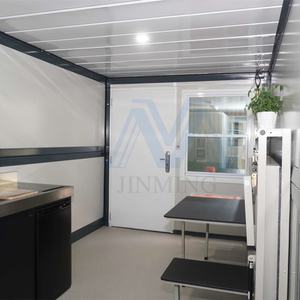 Stalen Prefab Modulaire Villa Draagbare Kleine Living Cabine Flat Pack Beweegbare Snelle Setup Modern Opvouwbare Container Huis - Product Image 4