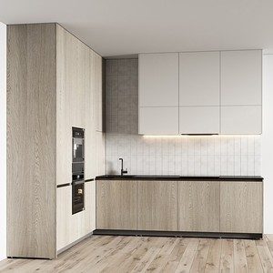 <span class=keywords><strong>Armario</strong></span> de cocina automático con elevación eléctrica, de madera contrachapada, para despensa de cocina, con chapa de madera - Product Image 2