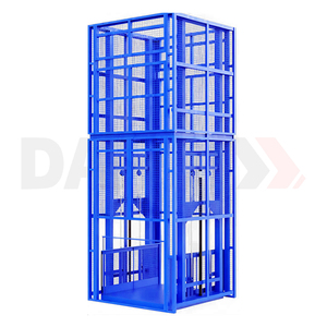 Ascenseur de fret industriel hydraulique, hauteur 3m-8m, avec garde-corps fermé, colonne personnalisée, élévateur de marchandises pour la fabrication - Product Image 6