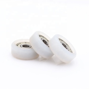 Ruedas de puerta de vidrio silenciosas polea de rodillo 626ZZ 626 rodamiento de acero rueda de rodillo de puerta de balcón deslizante para ruedas de nailon 6*25*9/10mm - Product Image 3