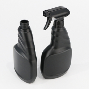 HDPE Matte Black 480ml 500ml Household <strong>Plastic</strong> Toilet Chemical Cleaning <strong>Spray</strong> <strong>Bottle</strong> - Product Image 2