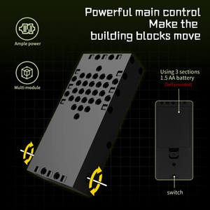 Bộ khối xây dựng điện 5 trong 1 dành cho mô hình giáo dục khoa học ứng dụng điều khiển từ xa lập trình Robot Khoa Học Kỹ thuật Đồ chơi - Product Image 6