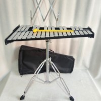 32 Notes Glockenspiel Percussion Bell Kit, Glockenspiel Xylophone Bell Kit