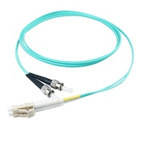 ST/LC Optical Fibra Duplex MM DX Fibre Optic Cable Om3 Patch Cord Multimode Fiber Cable