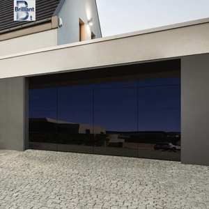 <span class=keywords><strong>Porte</strong></span> <span class=keywords><strong>de</strong></span> <span class=keywords><strong>garage</strong></span> électrique en verre sans cadre avec alliage d'aluminium-Surface finie étanche Installation facile pour une utilisation en entrepôt - Product Image 2