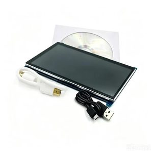 TOPCUS 7-inch <span class=keywords><strong>LCD</strong></span> HDMIS-scherm <span class=keywords><strong>LCD</strong></span>-monitor 2/3/<span class=keywords><strong>4</strong></span> generatie B compatibel met <span class=keywords><strong>Raspberry</strong></span> <span class=keywords><strong>Pi</strong></span> 1024*600HD - Product Image 1