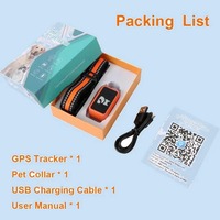 Nouveau design de traceur GPS pour animaux de compagnie avec E-SIM, collier pour chien et chat 4G avec positionnement à distance en temps réel, localisateur de chien