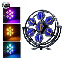 Luces LED Retro de 7*60W para Discoteca, RGBW Cálidas, Auxiliares DMX512 para DJ, Club, Fiesta, Espectáculo